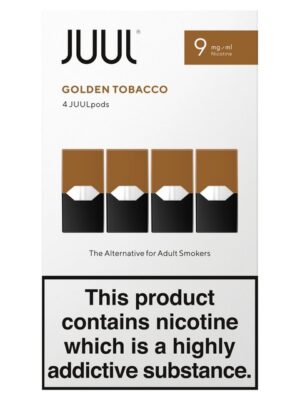 JUUL PODS GOLDEN TOBACCO 8 BOXES