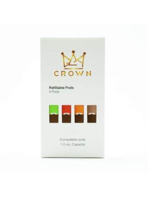 CROWN Refillable Pods 4 Pack JUUL Compatible