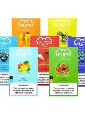 PUFF NICOTINE SALT PODS JUUL COMPATIBLE PODS