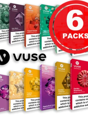 Vuse EPOD refills x 6 Packs (12 Pods)