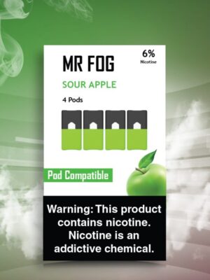 MR FOG PODS PACK OF 4 SOUR APPLE