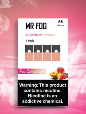 MR FOG PODS PACK OF 4 STRAWBERRY + PEACH