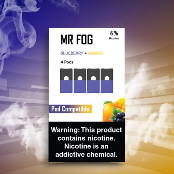 MR FOG PODS PACK OF 4 BLUEBERRY MANGO