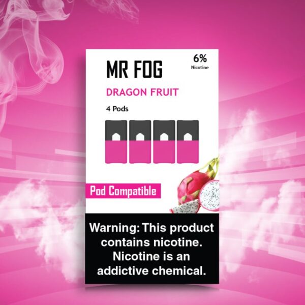 MR FOG PODS PACK OF 4 DRAGON FRUIT